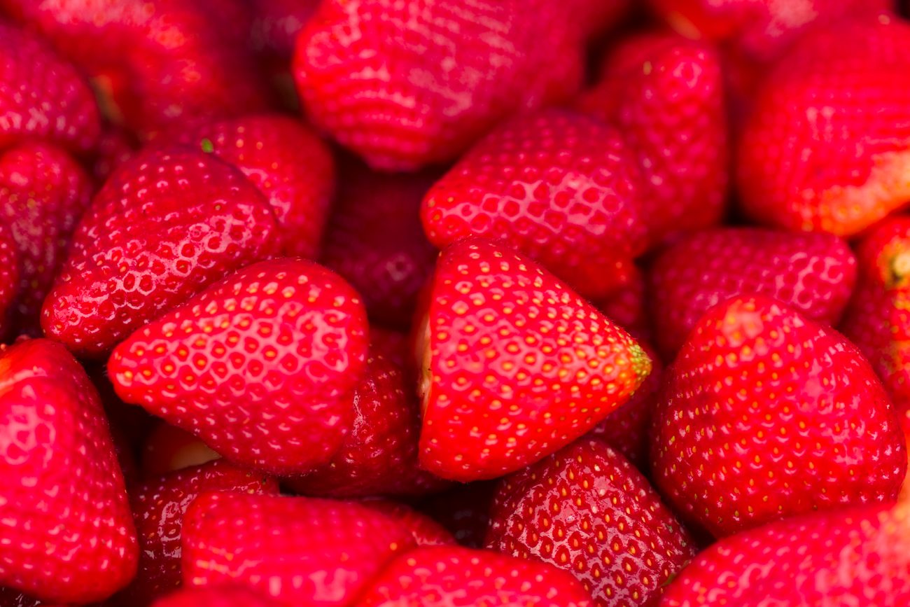 Freshly picked Ventura County strawberries